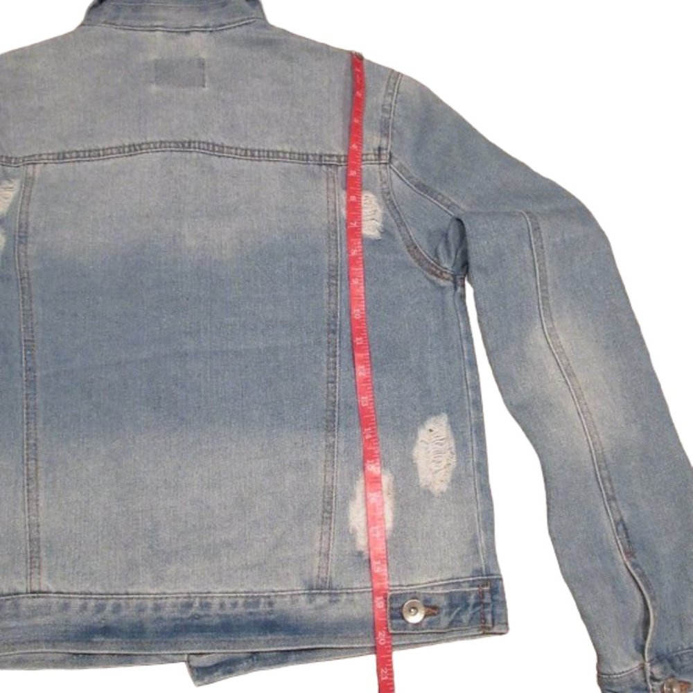 CI Sono Womens Distressed Denim Jacket, New, Size - S - Picture 7 of 10